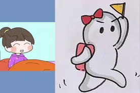 当你上学快要迟到了。 #儿童简笔画视频封面