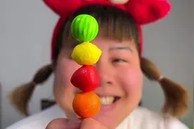 爆酸水果味西瓜泡泡糖#美食 #零食 #糖果 #零食推荐