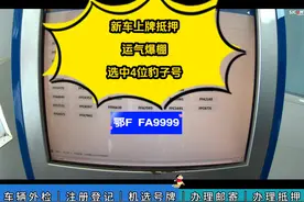 运气爆棚选了个4连豹子车牌号，这客户以后说这块有人视频封面