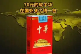 70元软中华香烟在国外卖多少钱一包? #涨知识 #香烟最懂男人心视频封面