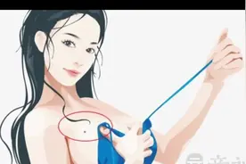 痣相学 胸部痣#痣的含义 #关注我每天坚持分享知识