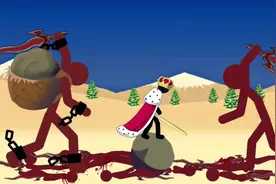 火柴人战争遗产：王者剑士和四大天王被秒杀，最强BOSS无敌！