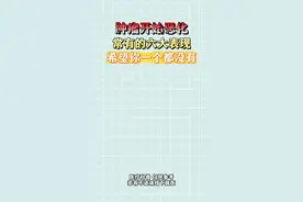 肿瘤开始恶化的六大表现 #化疗 #放疗 #肿瘤医生江一博