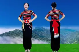 正背面完整版来了，姐妹们记得收藏学习#广场舞 #藏族生日歌 #简单易学 @抖音短视频