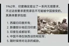 1962年中印战争前印度对中国提出的无理要求！#中印边境
