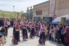 嘉峪关白鹿仓景区一日游 景点很热闹，洋芋蛋蛋很麻辣😋😋视频封面