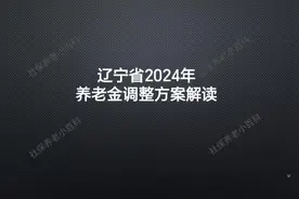 辽宁省2024年养老金调整方案公布，今年上涨多少钱？#辽宁dou知道视频封面
