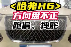 车友#哈弗h6 方向盘不正，跑偏、拽舵，4S店越调越偏～龙宇给您的保障是，百分之百解决问题，不解决分文不收！#四轮定位 #底盘调校视频封面
