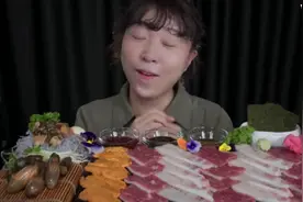 yam-yami 漂亮的生拌海鞘＆生金枪鱼／生沙参 #吃货 #搬运工