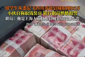 四川富顺，留学生从悉尼飞四川奔赴县城取现85万元，小伙自称取钱装房，银行职员悄悄报警，职员：“他是上海人而且咱县城装房没那么贵”。视频封面