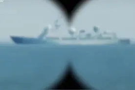 海上街溜子给大家放喜羊羊 #815a型电子侦察船 #中国海军