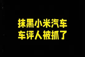 抹黑小米汽车，翔翔老师进去了 
