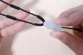 #纯手工编绳 #编绳教程  翡翠貔貅吊坠绑法#天然翡翠 #手工diy