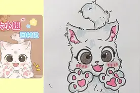 画可爱的猫咪#小猫简易画法 #简笔画视频封面