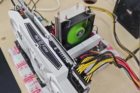 回收粉丝板U套装I3 12100f加精粤h610m gaming #组装电脑 #显卡