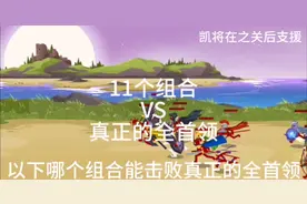 11个组合VS真正的全首领（凯在来的路上） #火柴人战争遗产