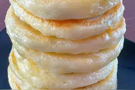 今天做了一斤面九两水的懒人早餐饼，几分钟就出锅，特别柔软好吃#发面馅饼 #面食 #馅饼