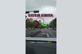 新手司机上路，左转车道正确掉头要明白 #每天一个用车知识 #驾驶技巧 #红绿灯路口视频封面