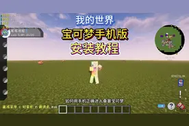 【我的世界宝可梦】手机安装宝可梦保姆级教程！