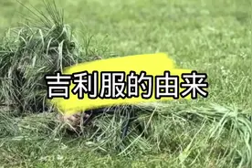 聊聊吉利服的由来。有酷酷的装备就得有酷酷的服饰