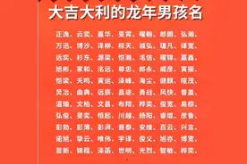 才华横溢的龙年男宝宝精选好名字视频封面
