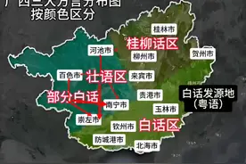 #广西三大方言#白话区主要桂南、桂东南地域#壮语区主要桂西地域#桂柳话主要桂中、桂北区地域#