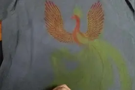 服装手绘，让衣服变成艺术品#制作过程 #手工 #中华文化 #国风视频封面