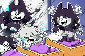 圆规小姐的宝宝也来到了学校#内容启发搜索 #圆规小姐 #创意动画