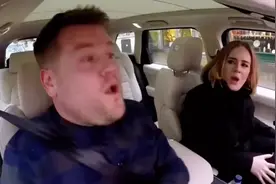 阿黛尔2016年参加《拼车卡拉秀》车内飙歌#阿黛尔 #车里唱歌视频封面