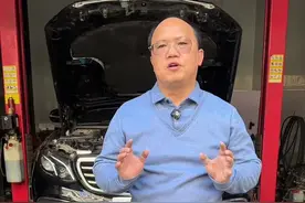 奔驰E300,奔驰E260升级空气悬挂讲解#空气悬挂 #气动避震 #减震器 #奔驰e级