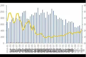 中国出口美国2024年18.5吨，占出口总量的0.7%视频封面