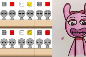 节奏盒子变身吃美食 #节奏盒子#简笔画