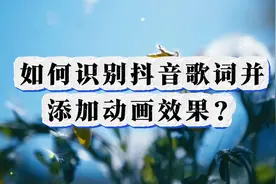 抖音歌词字幕怎么制作，如何添加文字动画效果？