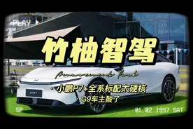 小鹏p7＋全系标配太硬核，G9车主酸了 系标配后排小桌板视频封面