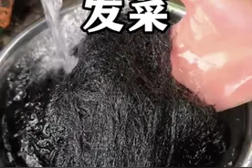 发菜 黑色细如发丝的发菜，其实分为海发菜和陆地发菜，陆地发菜是国家一级重点保护野生植物。#植物科普 #发菜#海发菜#发菜羹 #保护植物