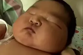 刚出生的婴儿竟然有12斤重连妈妈都怀疑是不是自己亲生的视频封面