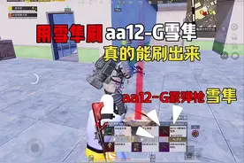 用aa12雪隼霰弹枪真的能刷出雪隼 ❓#AA12雪隼 #和平精英地铁逃生