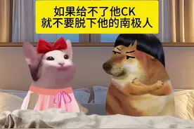 如果给不了他CK，就不要脱下他的南极人#cheems小剧场 #搞笑