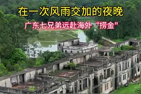 民国时期，广东开平七兄弟刚建好的房子，就远赴加拿大"捞金"从那以后，再也没有回来过，多年以后，后人回来认祖，看到老宅后纷纷流下眼泪！#广东开平#老房子的回忆#开平碉楼#旅行推荐官#航拍视频封面