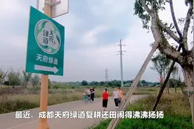 天府绿道，为啥复耕？