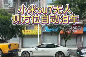 小米su7无人侧方位自动泊车 我们们来看看小爱同学的表现 #小米su7 #小米汽车 #雷军 #su7 #科技感爆棚视频封面