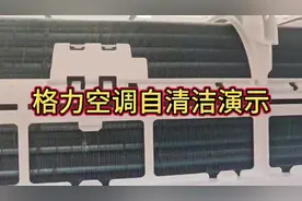 格力空调自清洁演示#普罗旺斯格力