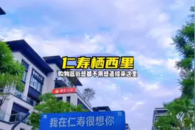 成都的朋友，距离成都40分钟车程的仁寿栖西里必须来逛一下！