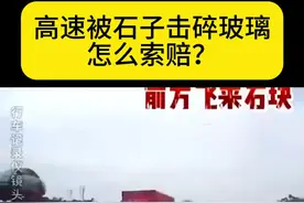 高速背飞来石子击碎玻璃怎么索赔#买车那点事儿 #二手车