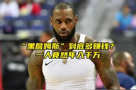 “黑詹姆斯有多赚钱？一人竟年赚千万”#詹姆斯 #湖人视频封面
