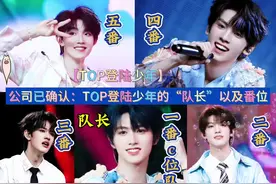时代峰峻已确认TOP登陆少年的队长以及番位 一番c位队长朱志鑫