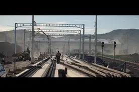 路过沈白高铁最大的在建高铁站房——通化西站