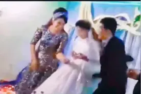 自己比较笨婚礼游戏输了就暴打新娘视频封面