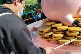 解密火腿🐷是如何钓到的#上海迪士尼