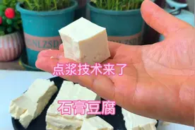 石膏豆腐点浆技术分享，毫无保留，学会直呼太简单，配比放后面视频封面